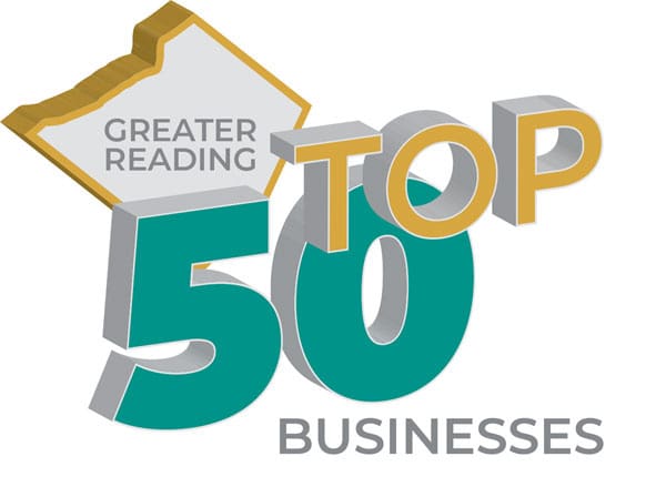 Award - Greater Reading Top 50 Businesses